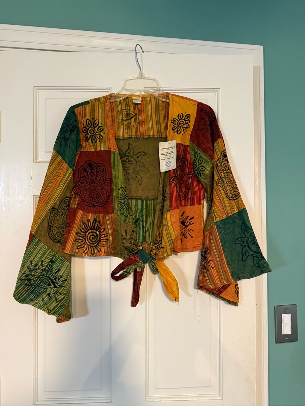 Karma Nepal Crafts Wrap Top
